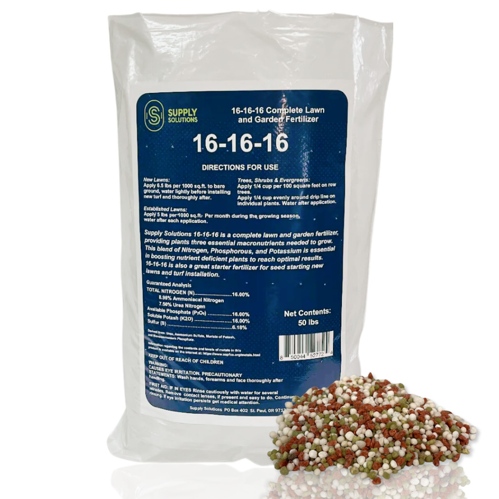 16-16-16 Complete Lawn & Garden All Purpose Granular Fertilizer – 50 Lbs
