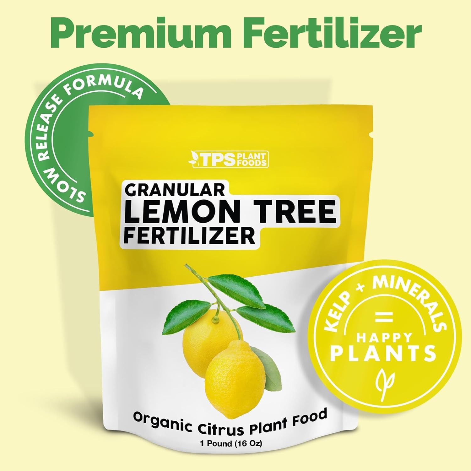 Granular Lemon Tree Fertilizer – Organic Slow Release Plant Food for Faster Grow