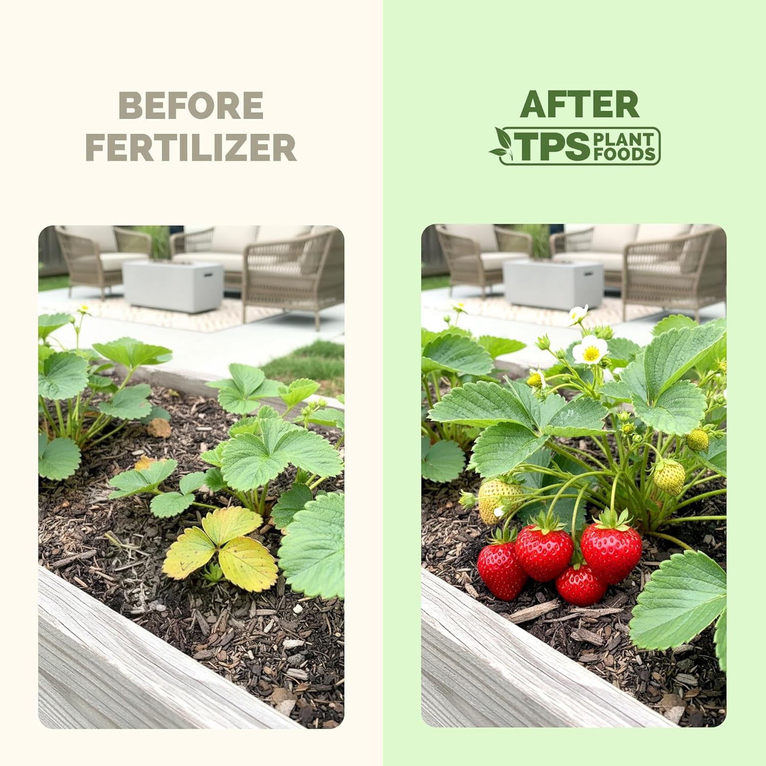 Strawberry Fertilizer – Liquid Plant Food for Better Flowering, Bigger Berries &