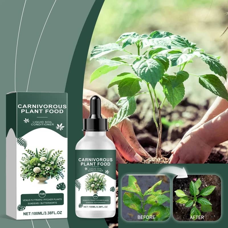 Tropical Plant Growth Supplement Drops Improve Soil Supplement Plant Nutrition