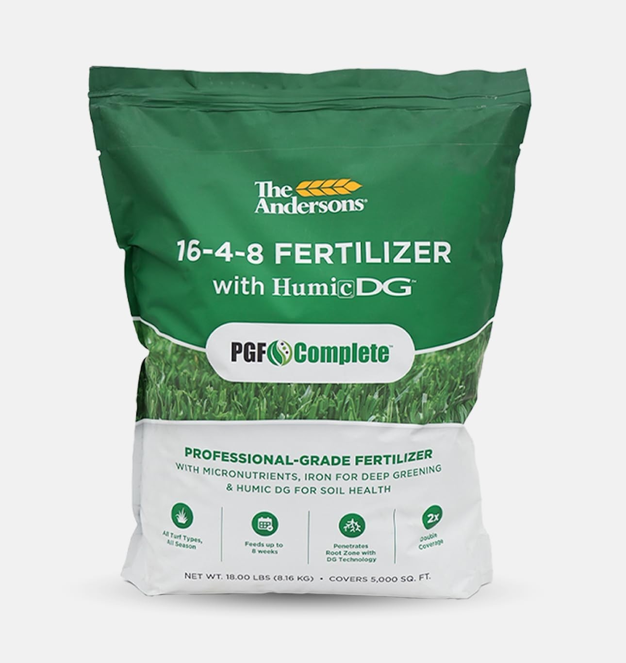 Professional 18 lb PGF Complete Fertilizer with 7% Humic – Perfect for Lawns