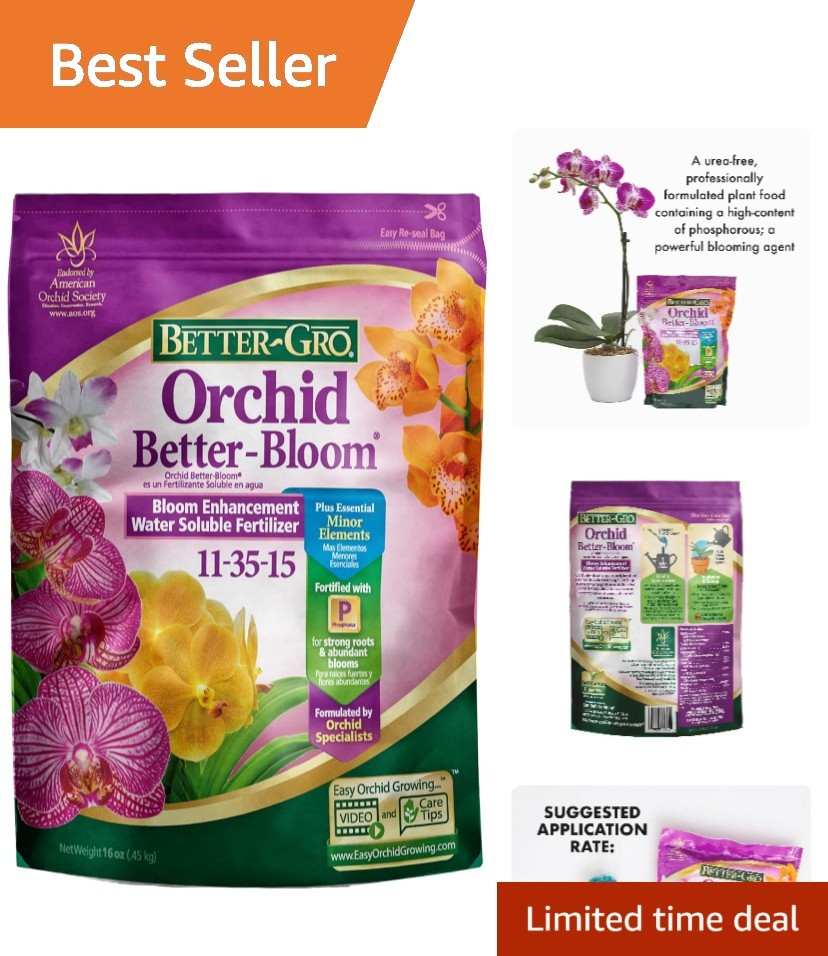 Better Bloom Orchid Fertilizer – 16 oz | , urea-free orchid food, high-conten…