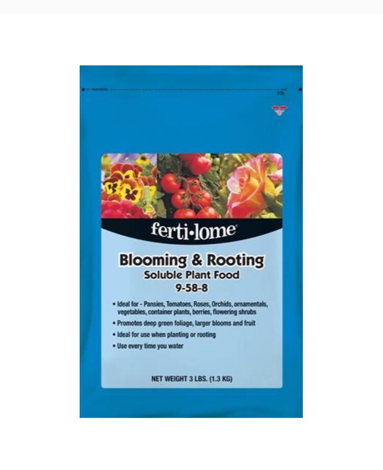 Fertilome Blooming & Rooting Plant Fertilizer Flower Food soluble Root Grow 3lb