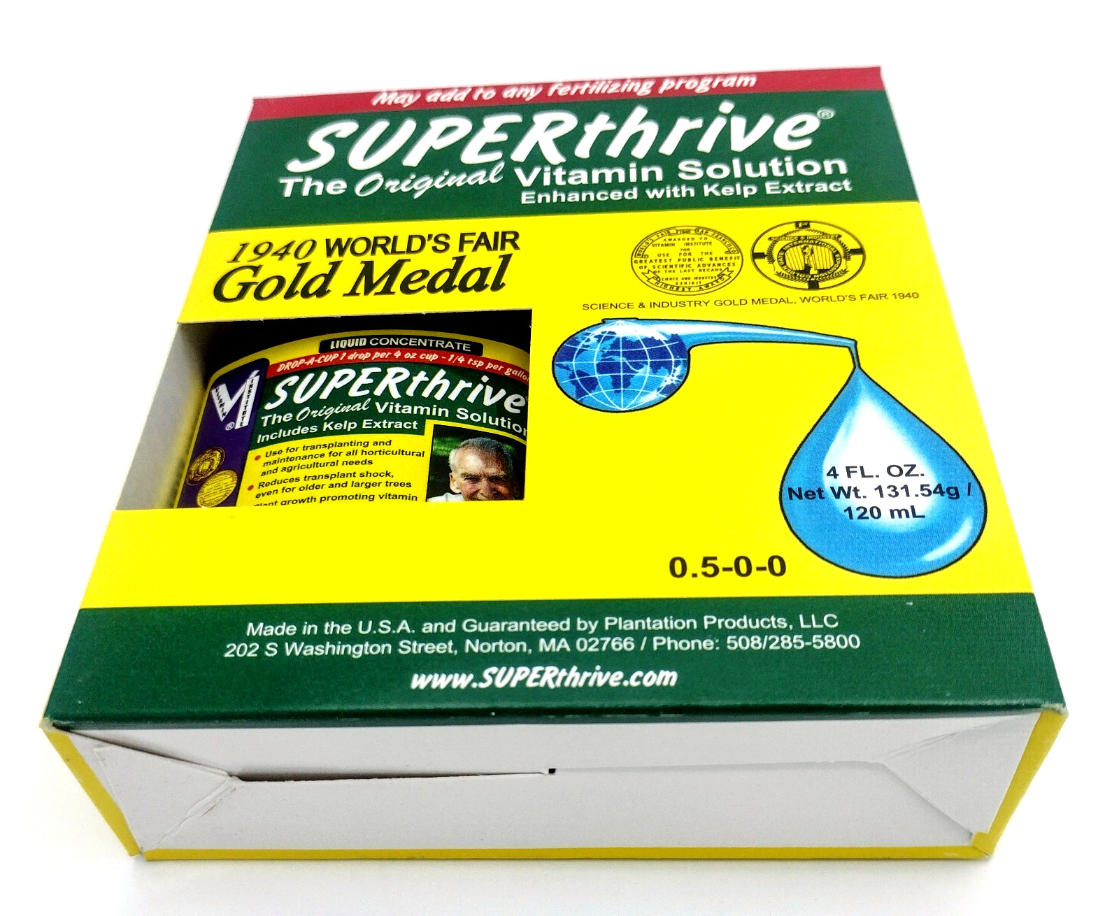 SUPERthrive Original Vitamin Kelp Solution for Indoor & Outdoor Plants Gardens