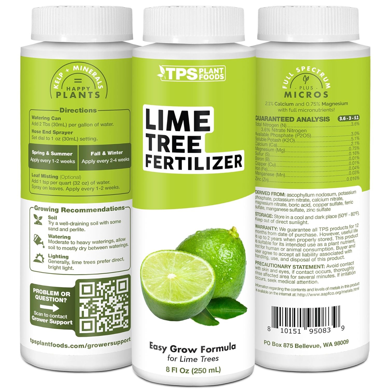 Lime Tree Fertilizer – Liquid Plant Food for More Fruit, Better Flowering