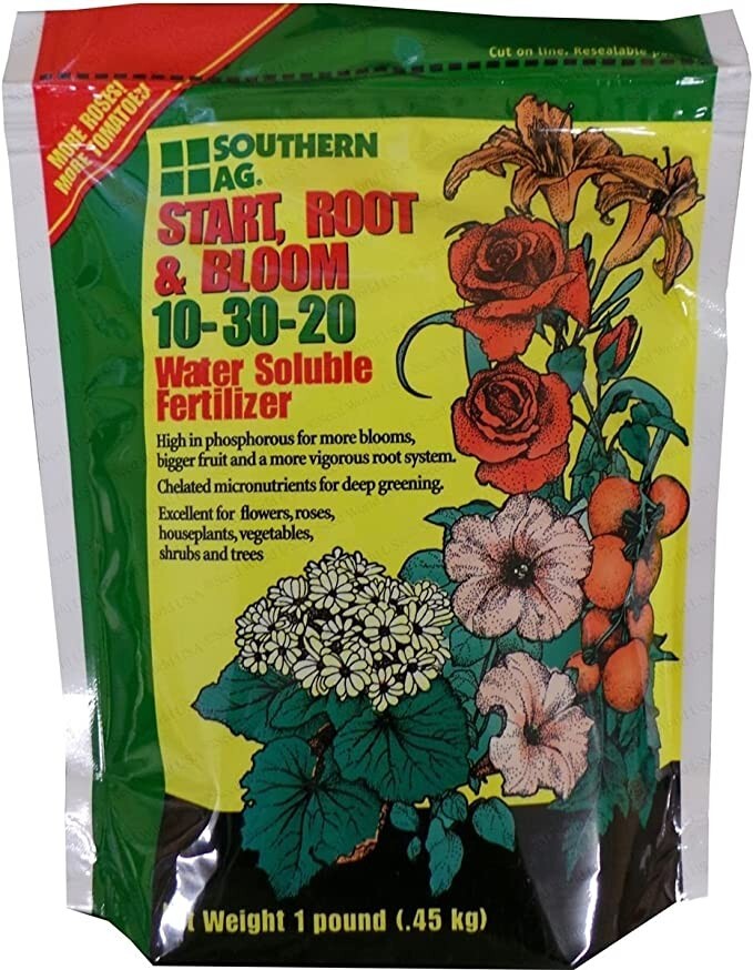 Start, Root & Bloom 10-30-20 Fertilizer 1 lb bag by Southern Ag