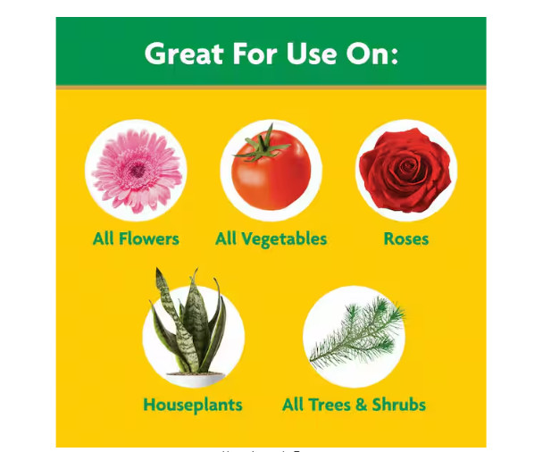 Water Soluble All Purpose Plant Food for Indoor/Outdoor Plants, Roses, 4.25 lbs.