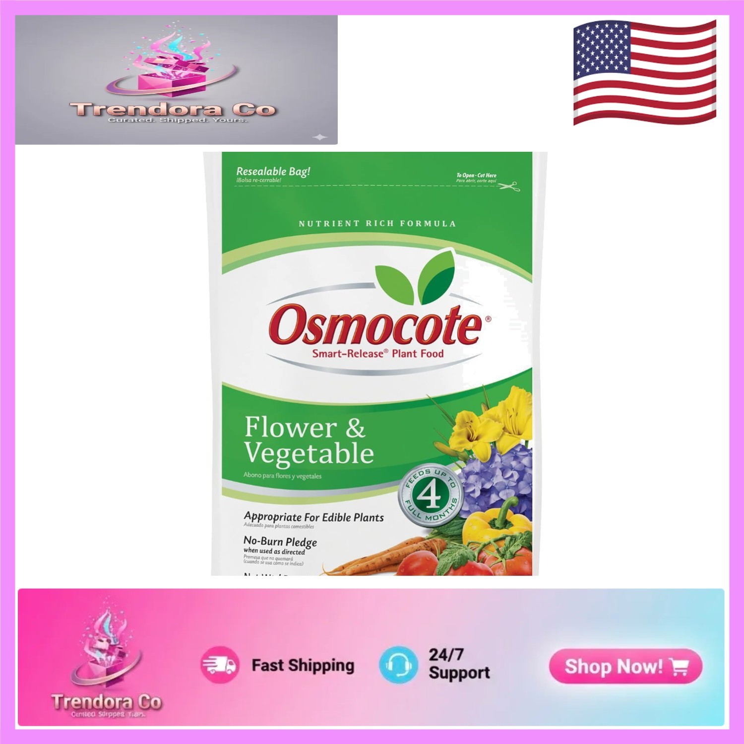 8 lb Granular Plant Food – NPK 14-14-14 for Vigorous Flower & Vegetable Growth