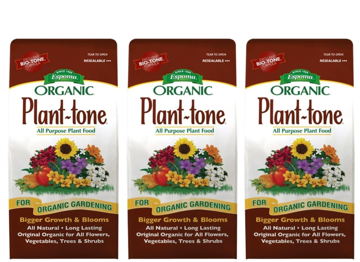 Organic Plant Food 5-3-3 Formula, 4 Lbs for Healthy Growth