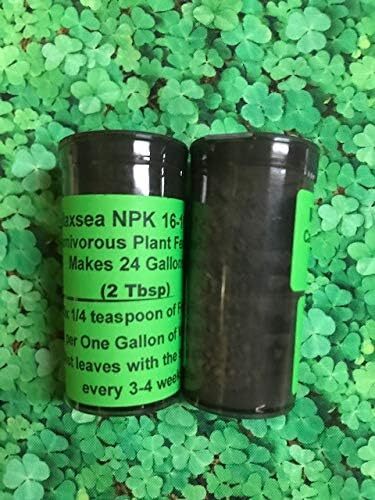 Live Carnivorous Combo Max 16-16-16 Fertilizer & Os plus NPK 14-14-14 Food Pelle