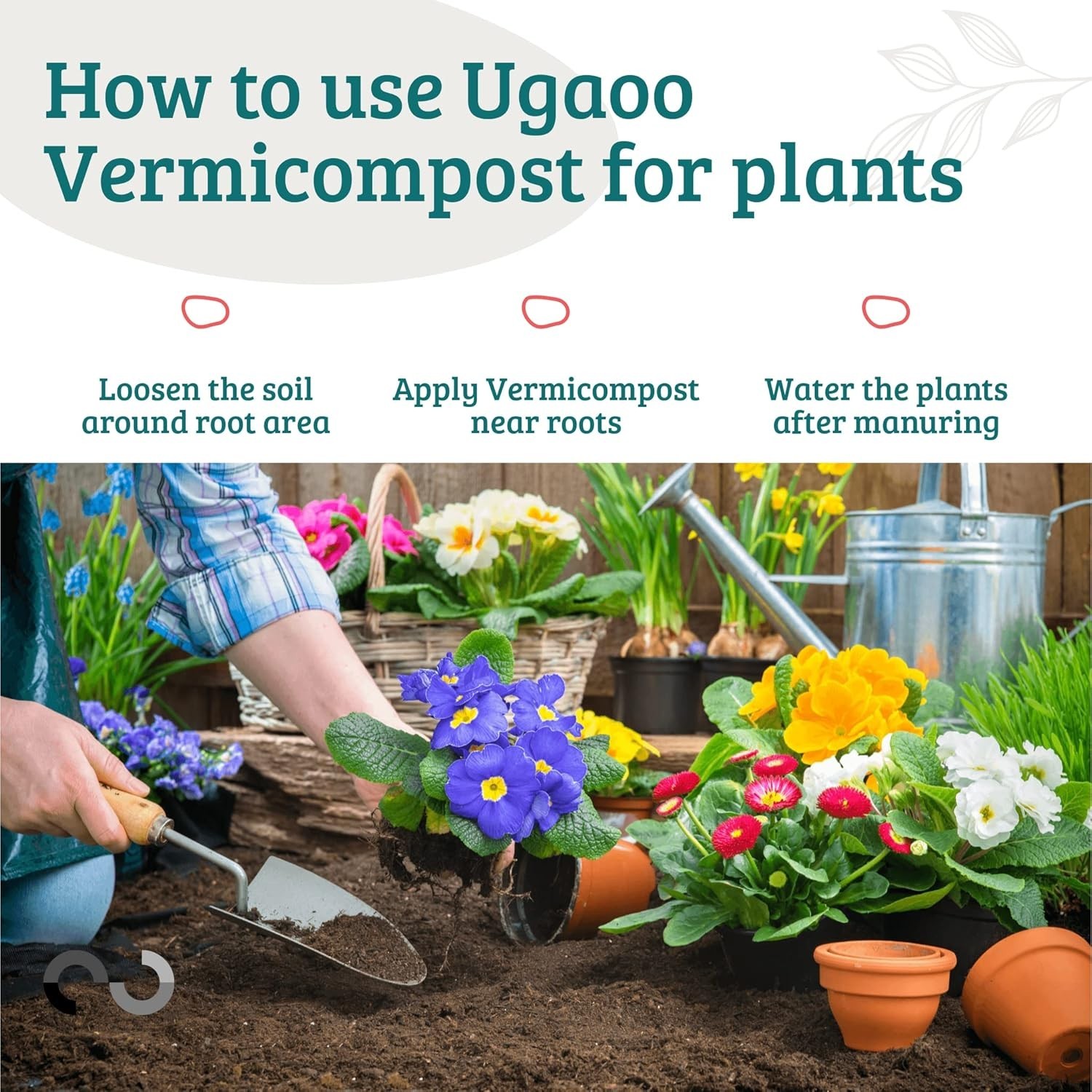 Ugaoo Organic Vermicompost Fertilizer for Plants – 5 Kg |
