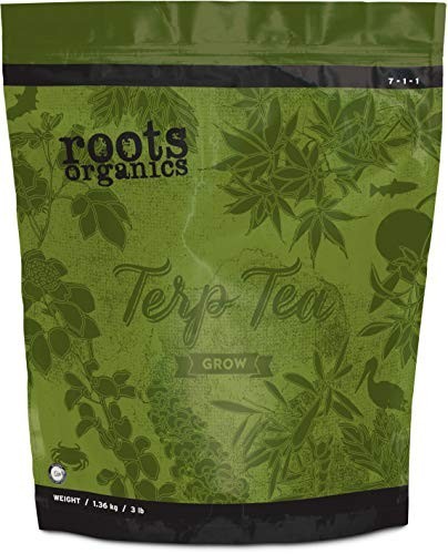 Organic Fertilizer 7-1-1 NPK Terp Tea Grow 3lb Micronized with Mycorrhizae