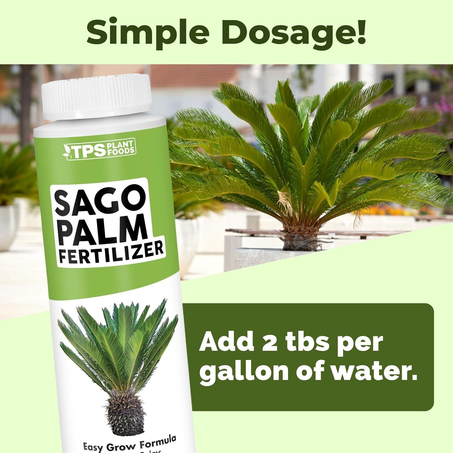 Sago Palm Fertilizer, Complete Liquid Plant Food, 8 8 oz (1/2 Pint)