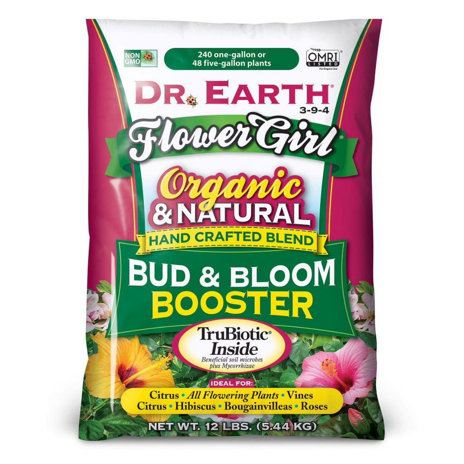 Dr. Earth Flower Girl Bud & Bloom Booster 3-9-4 12 lb