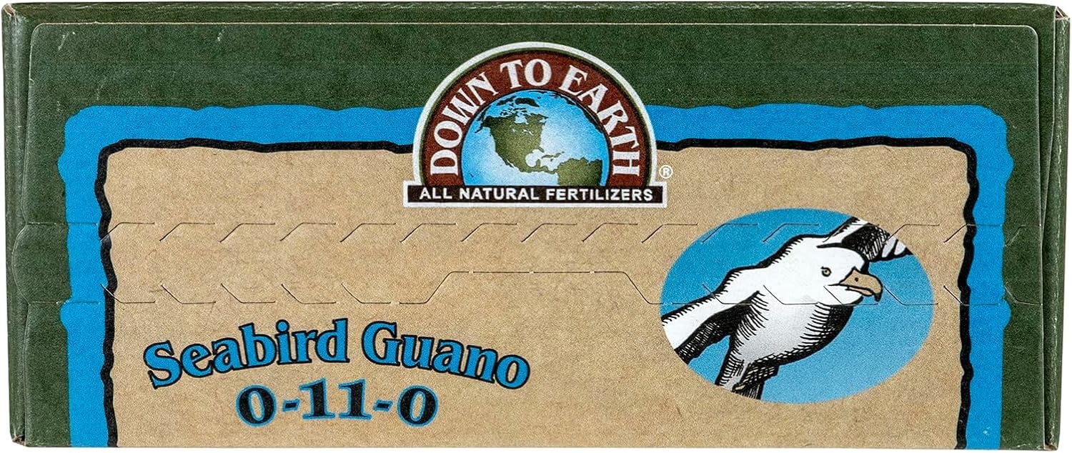 All Natural 5 lb Seabird Guano Fertilizer – Boosts Blooms & Soil Health
