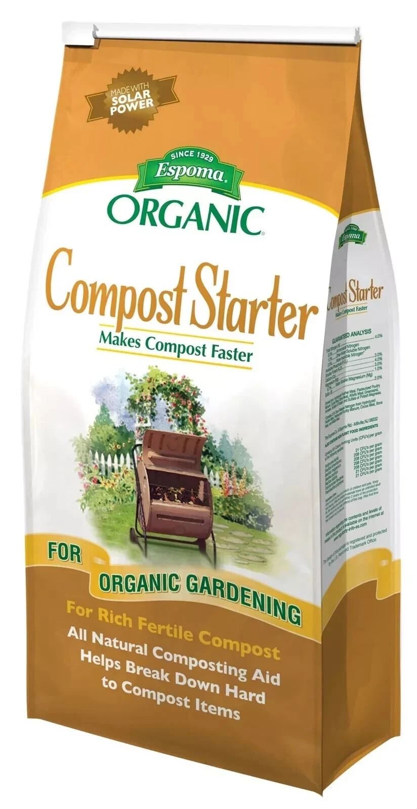 Espoma CS4 Compost Starter Organic All Natural Composting Aid 4 lbs.