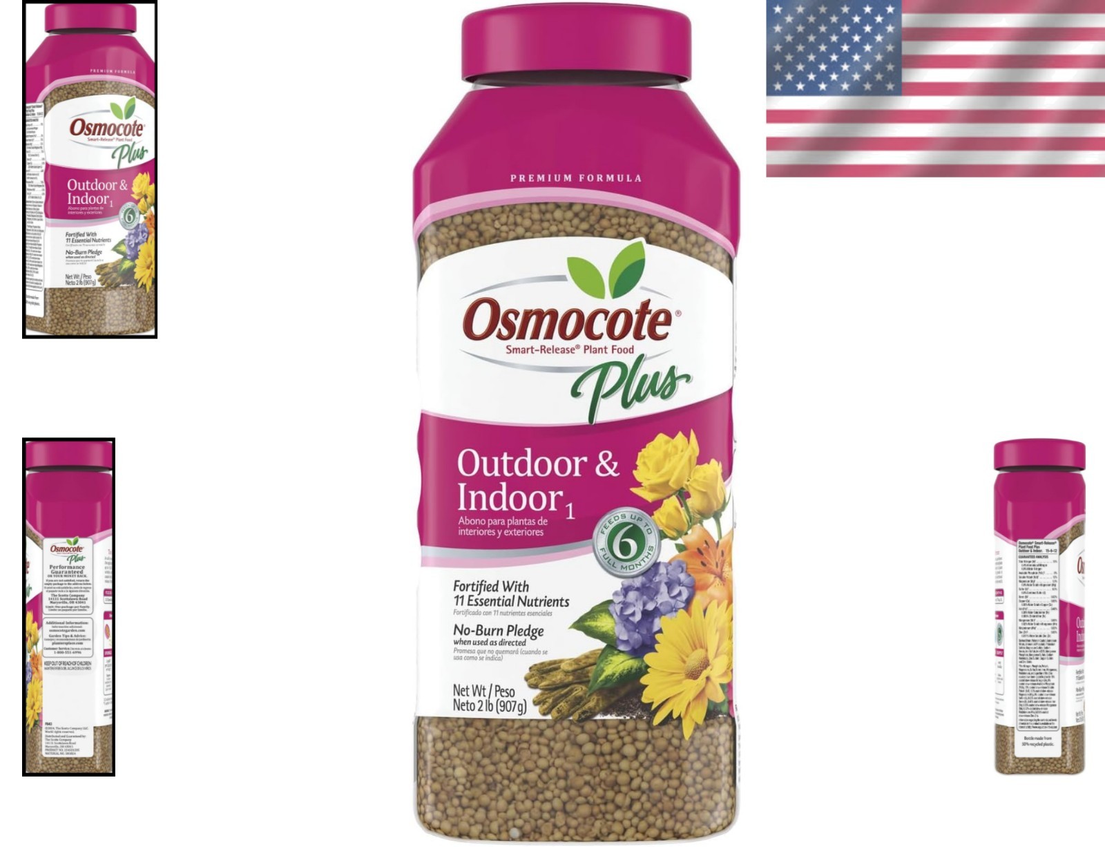 11 Nutrient Granular Plant Fertilizer – Indoor/Outdoor Use, 2 lb. Smart-Release