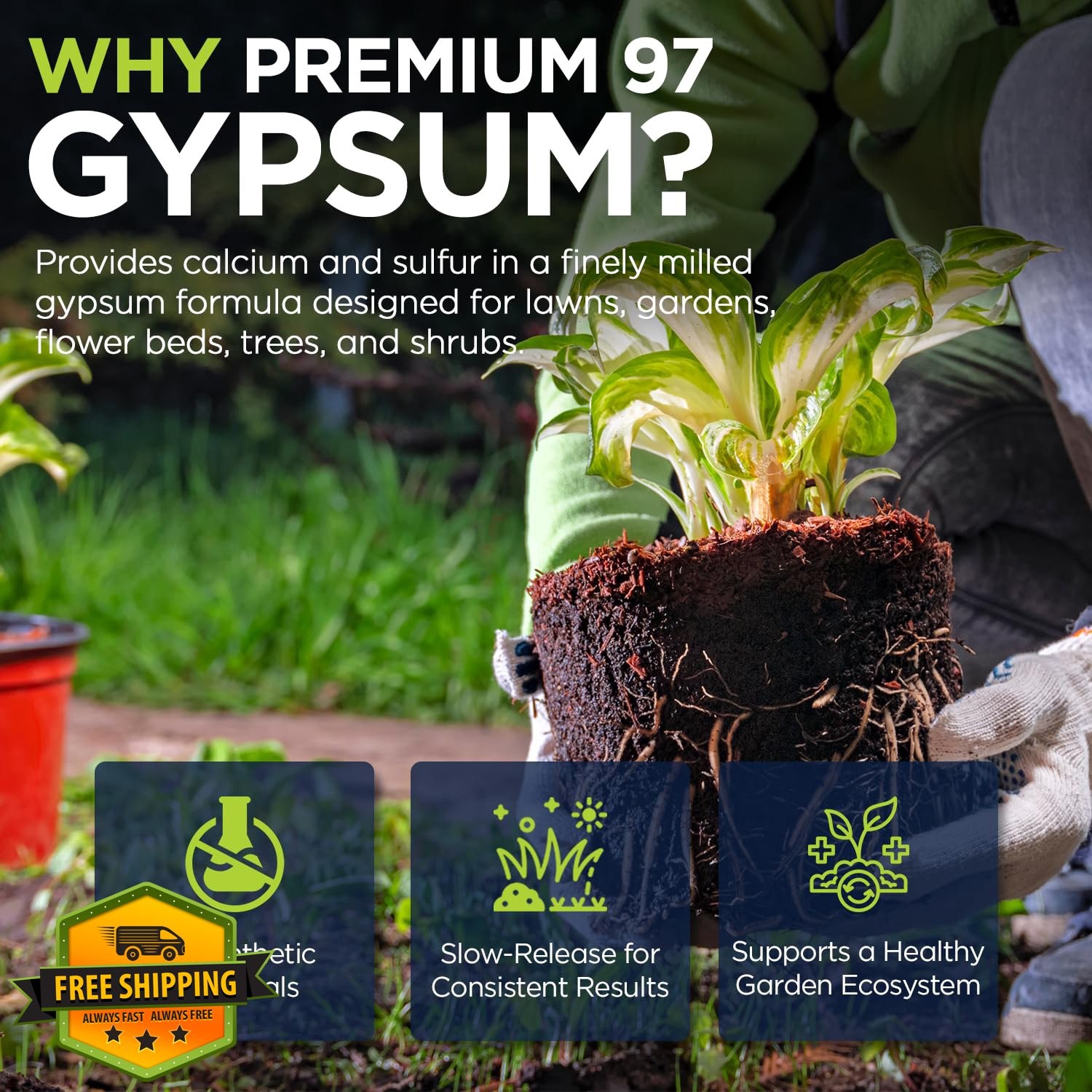 Supply Solutions 10lb Gypsum Soil Amendment Powder