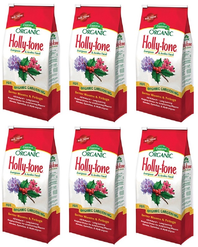 (6) ea Espoma HT4 4 lb Holly Tone Organic Evergreen Azalea Acid Food Fertilizer
