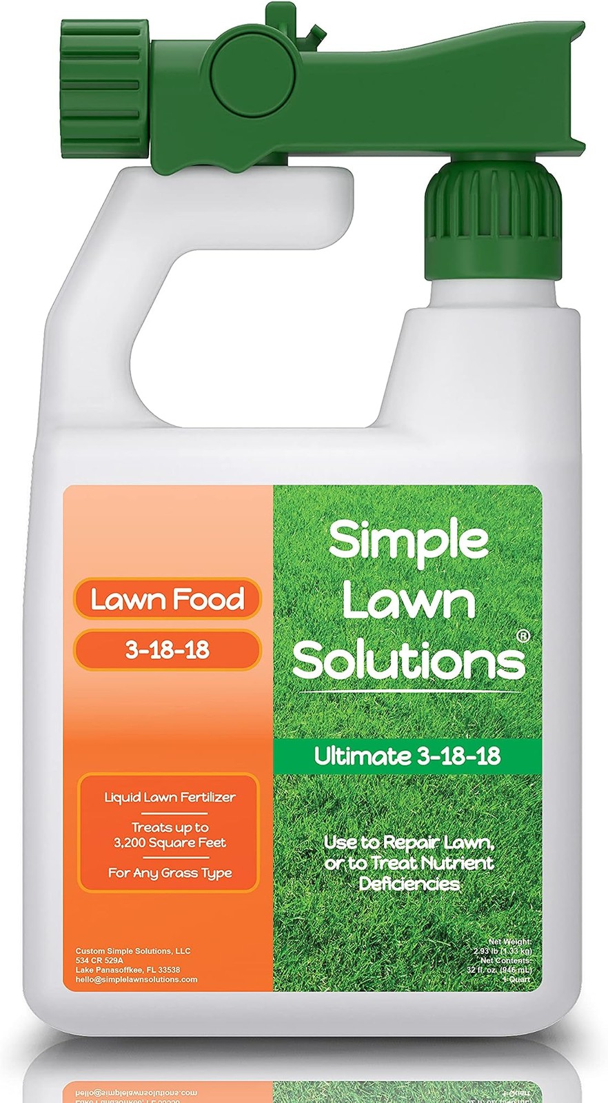 Ultimate 3-18-18 NPK- Lawn Food Quality Liquid Fertilizer- Easy to Use Concen…