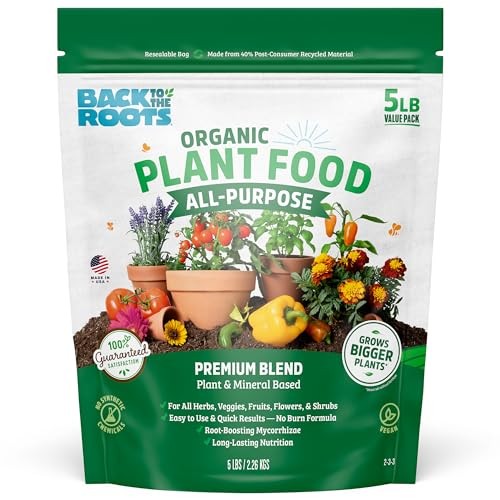 Organic All-Purpose Plant Food (5 lb. Value Size), Premium Blend, Safe & 5lb