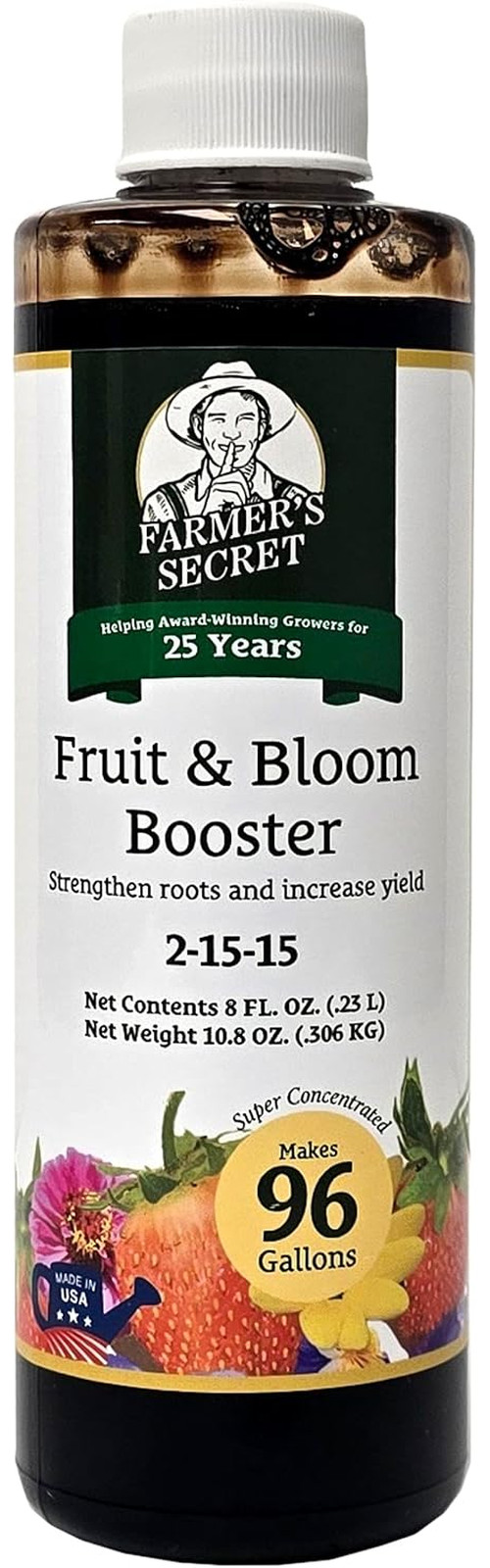Fruit and Flower Fertilizer Boosters, Concentrated Plant Nutrients for