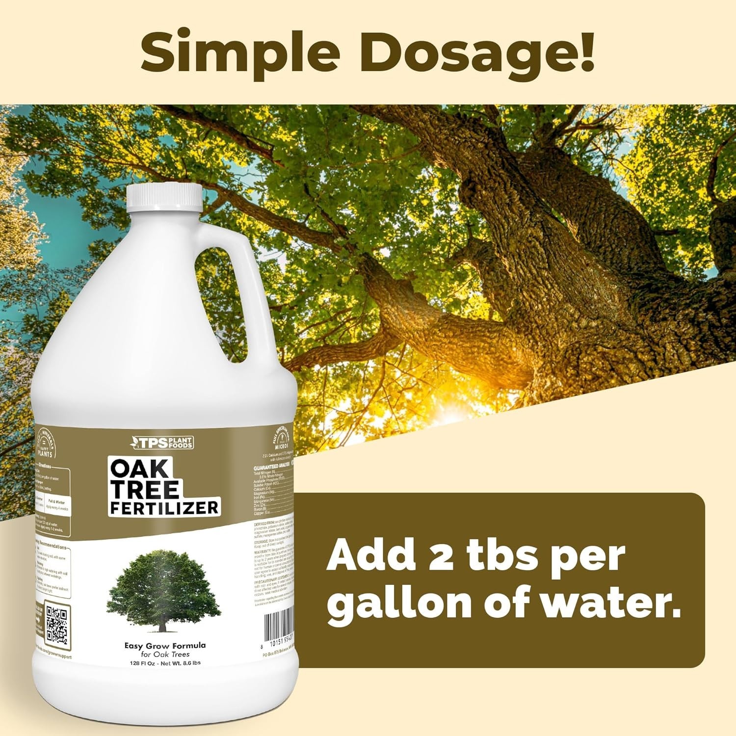 USA-Made Oak Tree Fertilizer – Vibrant Leaves & Strong Roots