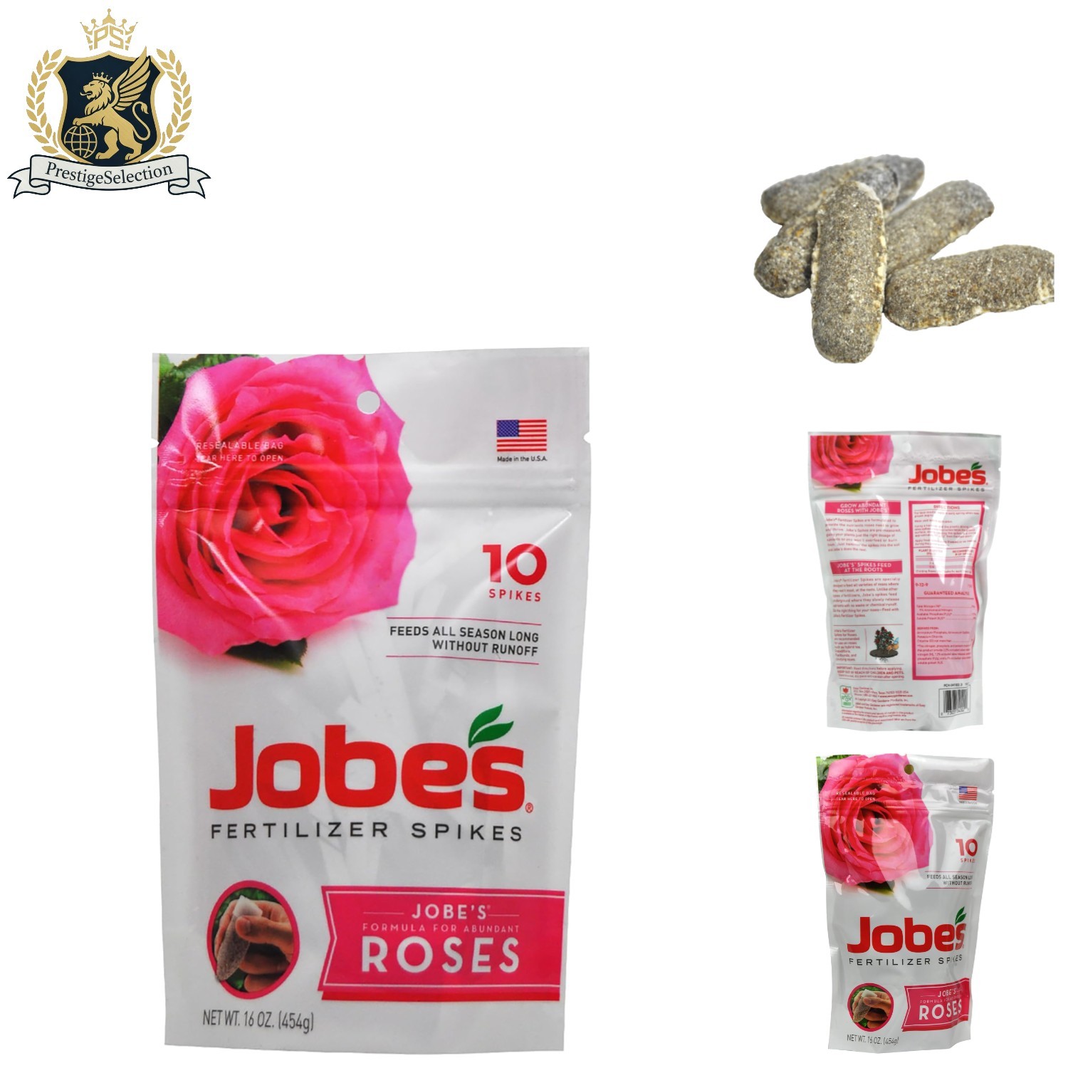 Mess-Free Rose & Flower Fertilizer Spikes – 10 Pack, Perfect for Easy Plant Care