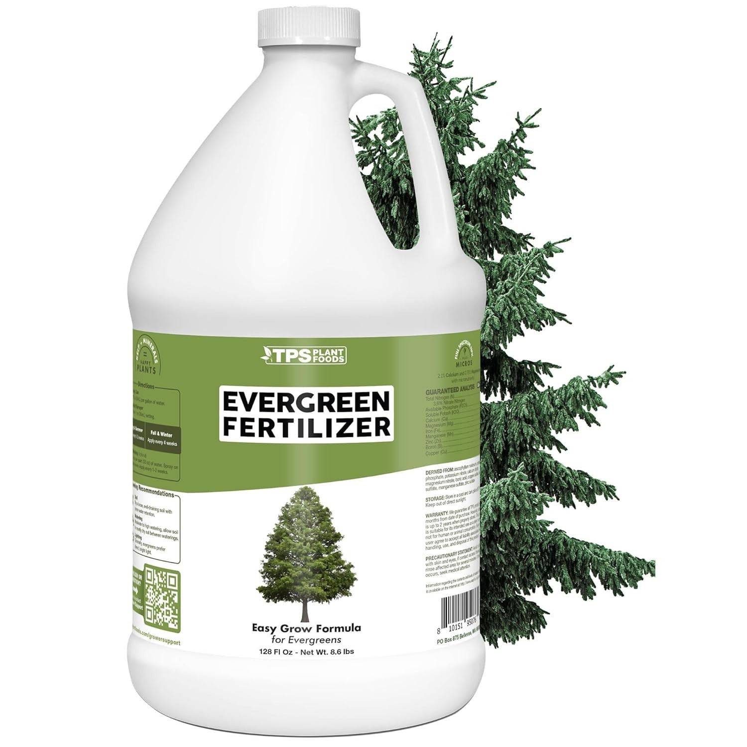 Evergreen Tree Fertilizer – Liquid Plant Food Rich Green Needles Stronger Roots