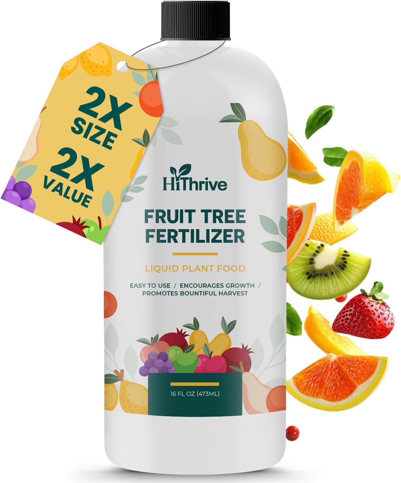 16oz Fruit Tree Fertilizer – Makes 16 Gallons of Fruit Tree Spray Plant Ferti…