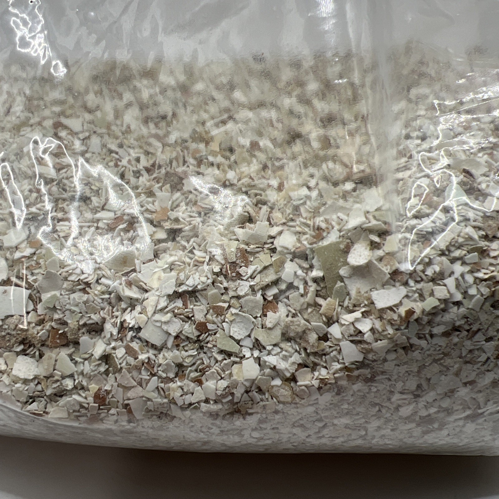 Organic Crushed Eggshells 3.1 LBS Bag Calcium Fertilizer Egg Shells (Free range)