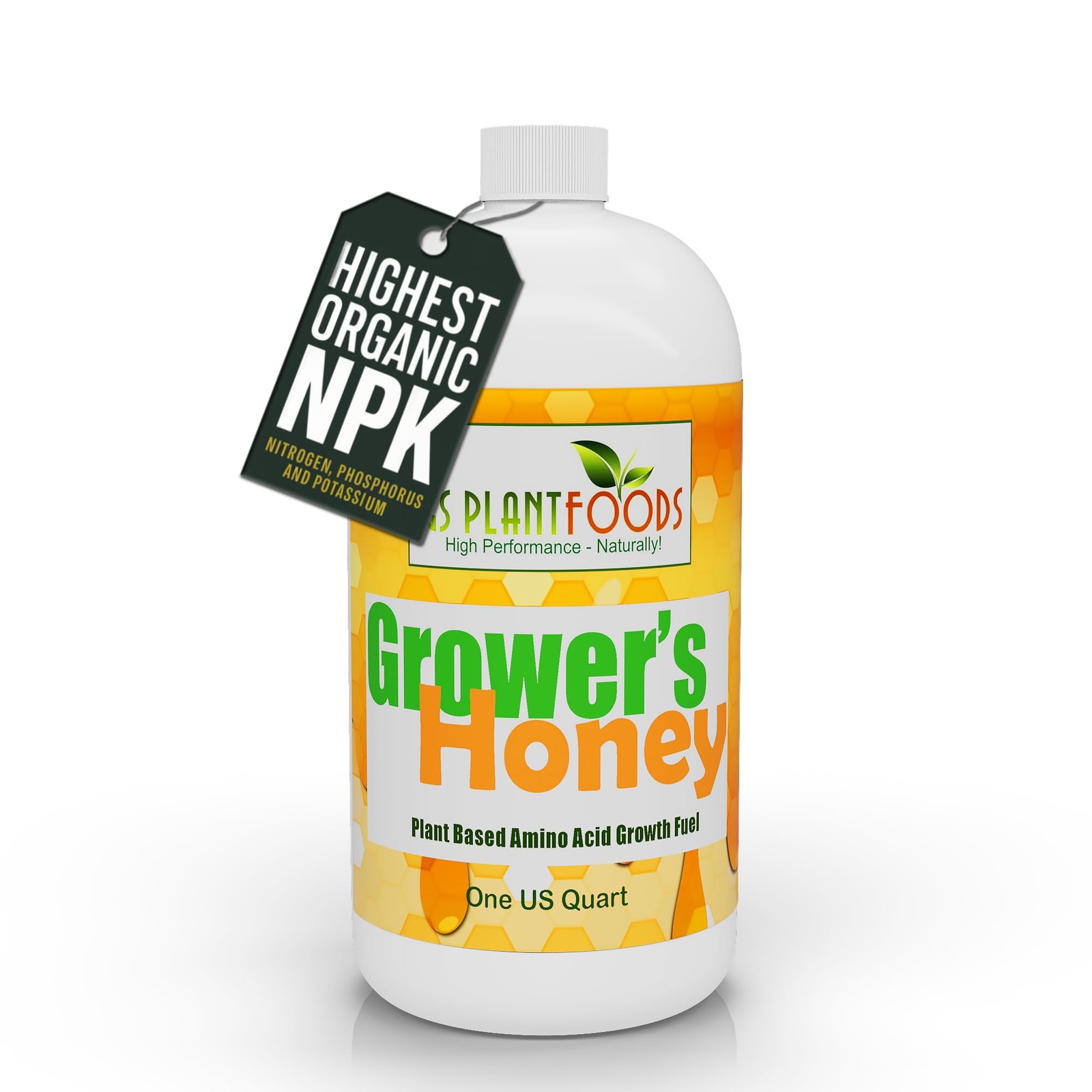 Grower’s Honey Plant Based Liquid Fertilizer – Organic Plant Food for Huge Ve…