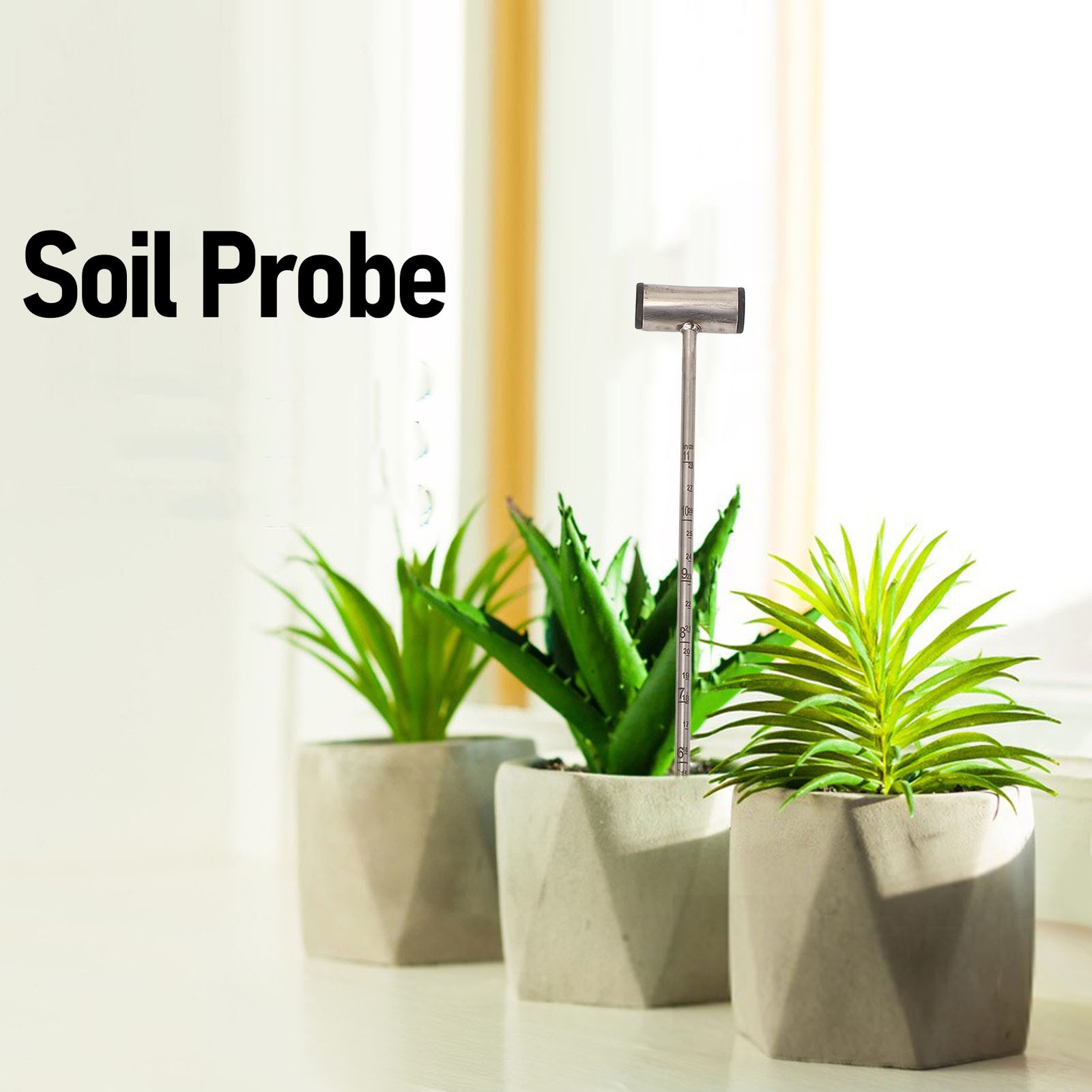 1-Premium Stainless Steel Soil Probe For Plant Cultivation QARU