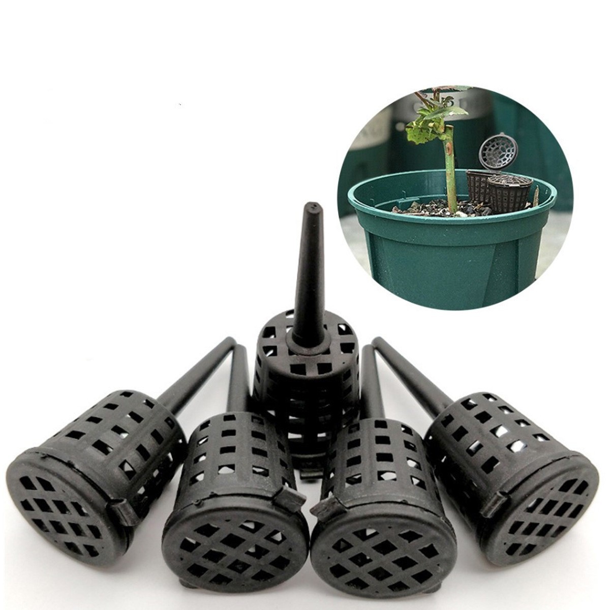 100pcs/Set Fertilizer Basket For Flower Pot Osmocote Bonsai Orchid Plants
