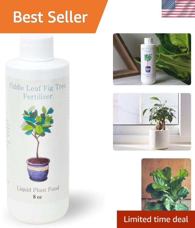 Specially Formulated Ficus Plant Food – 8 oz Fiddle Leaf Fig Nutrient Booster