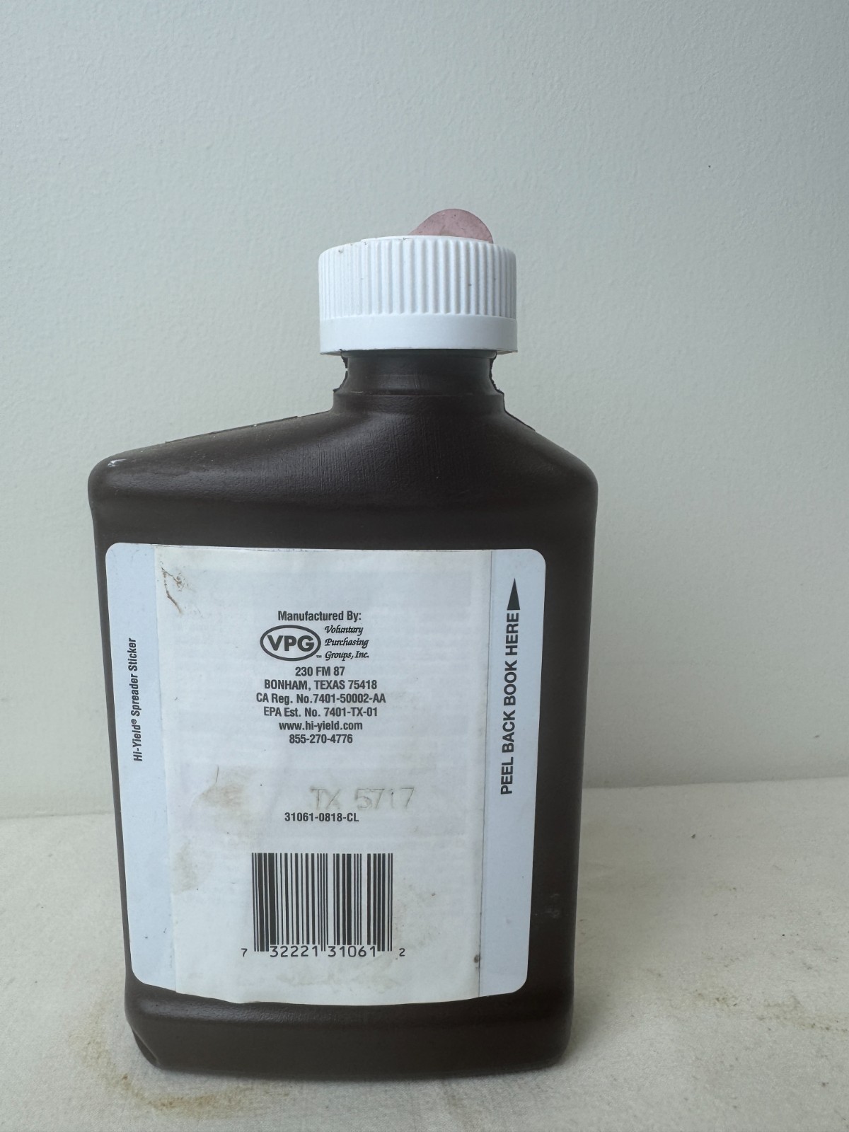 Hi-Yield – Concentrate Spreader Sticker – 31061 – 8 oz – New