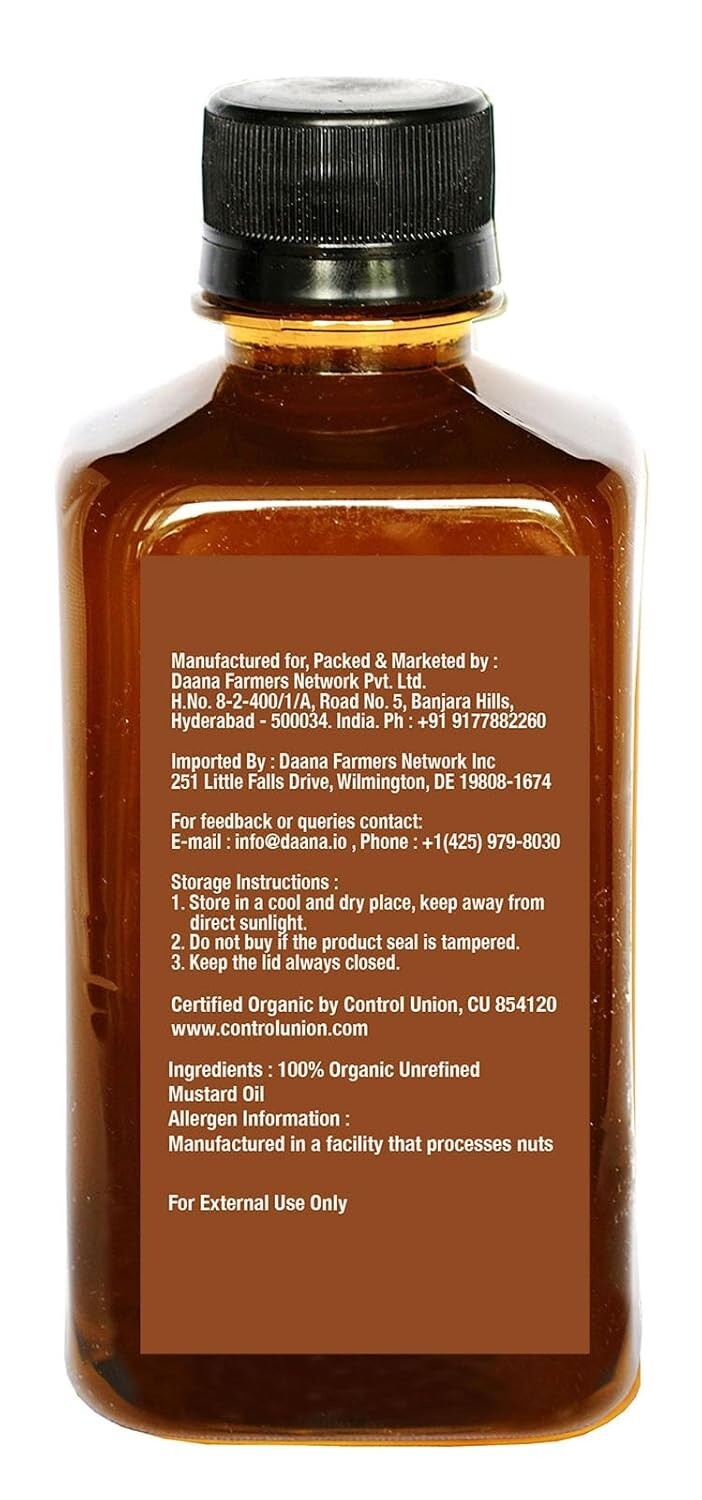 USDA Organic Extra Virgin Mustard Oil | Cold Pressed 12 oz – Wellness Essential