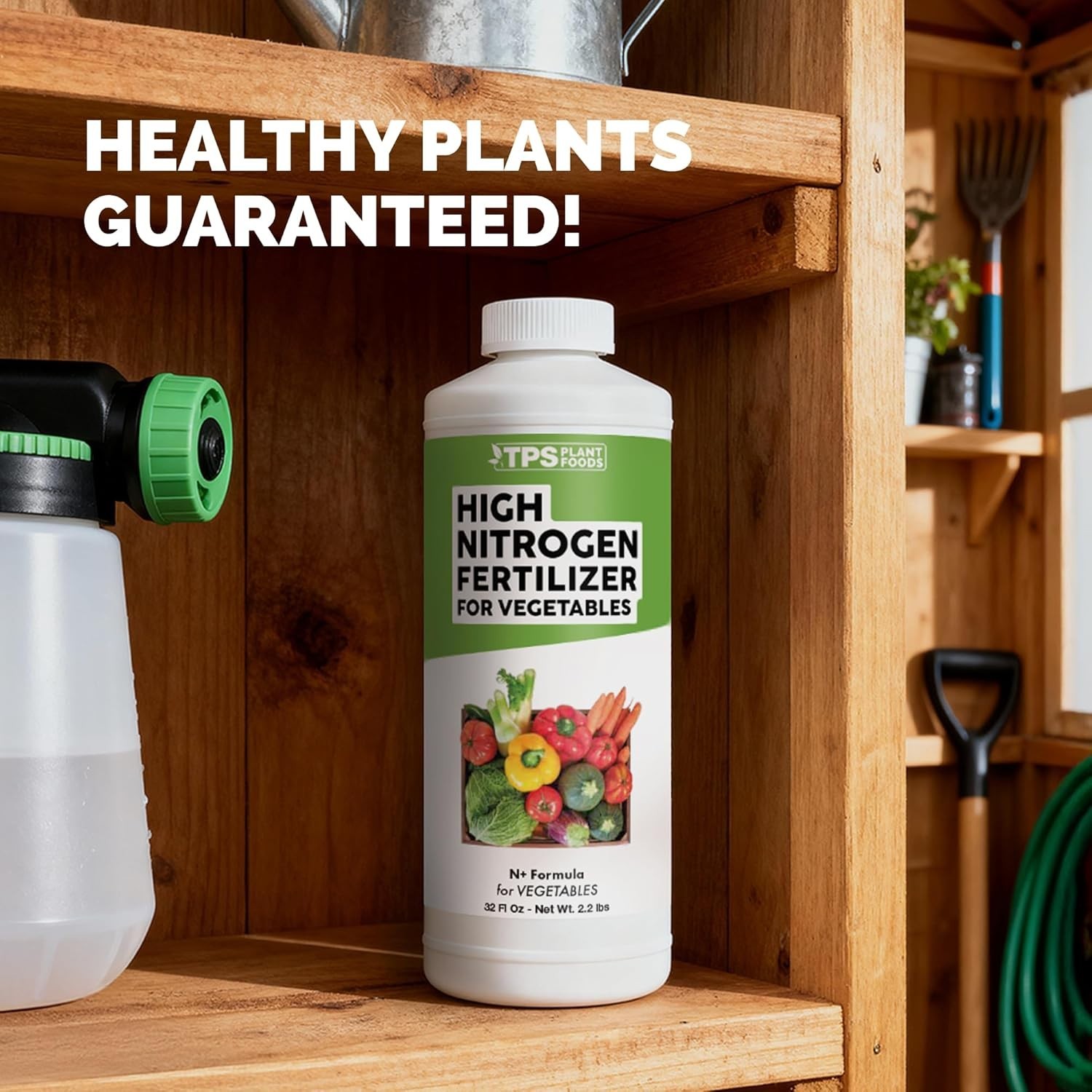 High Nitrogen Fertilizer for Vegetables – Liquid Plant Food for Vigorous Leaf…