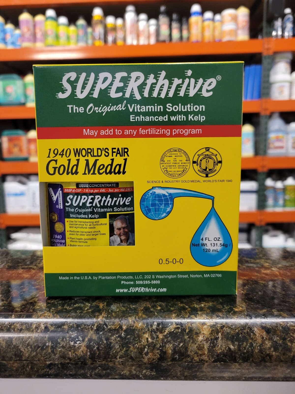 Superthrive – 4 Fl Oz The Original Vitamin Solution Enhanced w/ Kelp for Plants