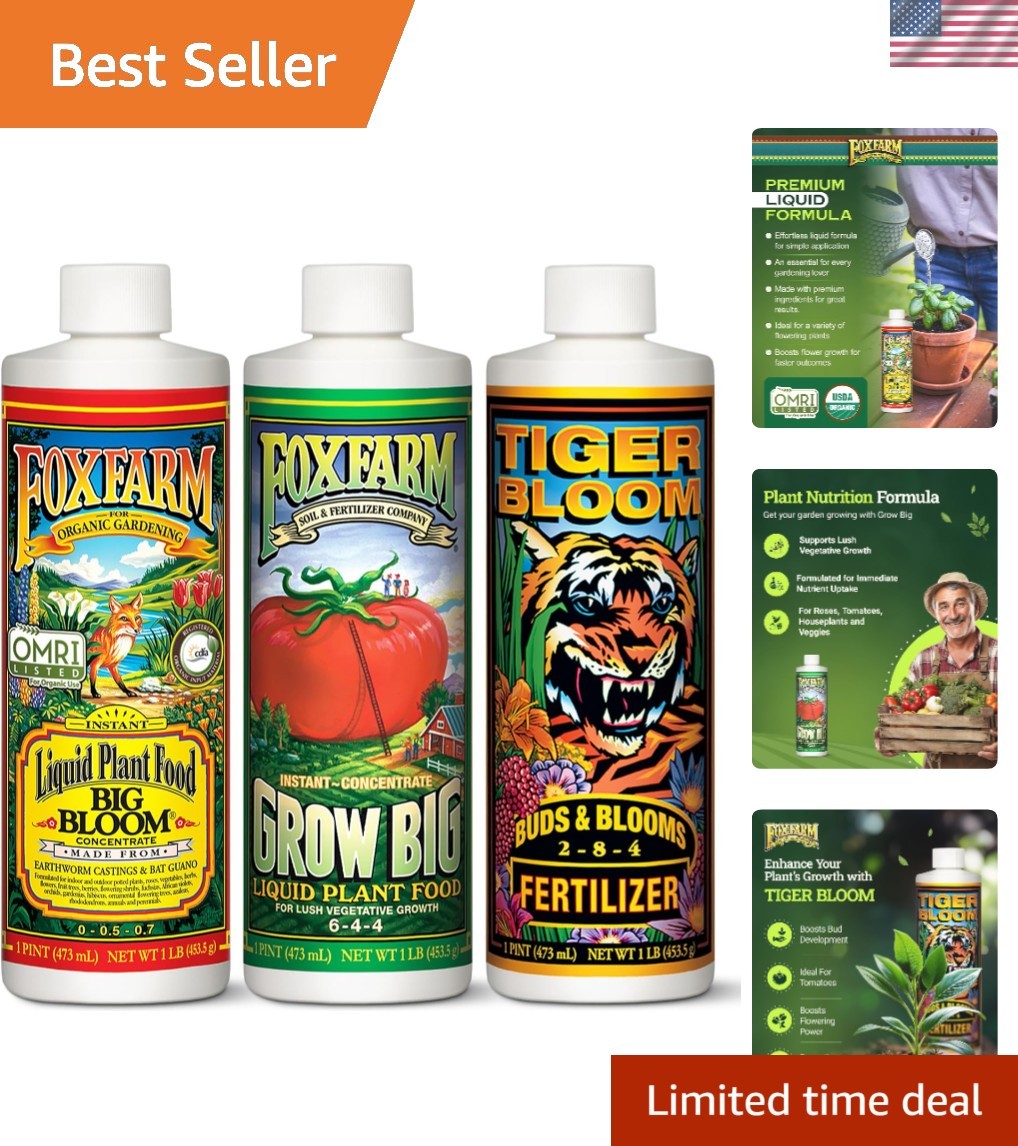Fertilizer Soil Trio Liquid Nutrient Pack of 3